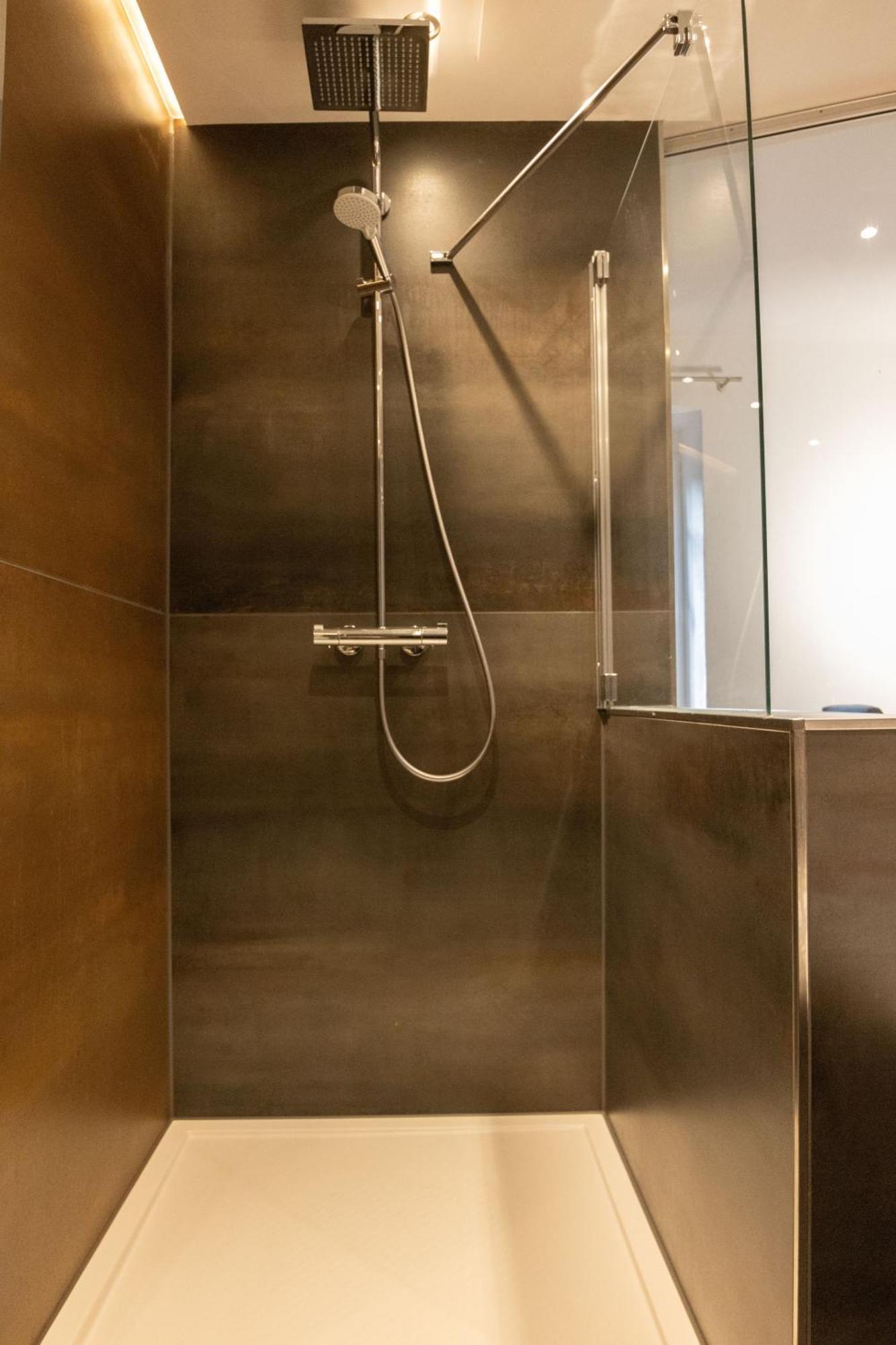 Loft Apartment Mit Grosser Badewanne B Mugeln Luaran gambar